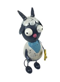 Preview: Metall Deko-Figur Schaf 42cm